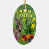 Happy Easter Keramisch Ornament (Rechts)