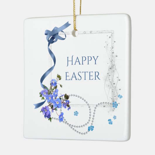 Happy Easter Keramisch Ornament (Links)