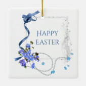 Happy Easter Keramisch Ornament (Achterkant)
