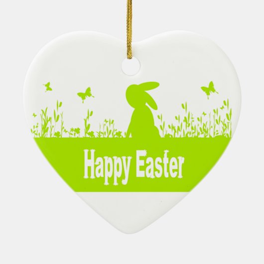 Happy Easter Keramisch Ornament (Achterkant)