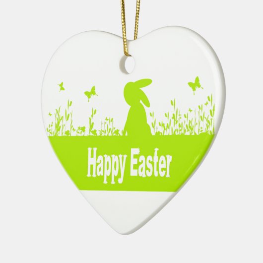 Happy Easter Keramisch Ornament (Links)
