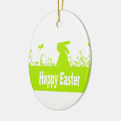 Happy Easter Keramisch Ornament (Links)