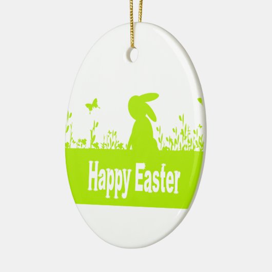 Happy Easter Keramisch Ornament (Links)