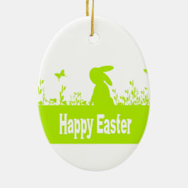 Happy Easter Keramisch Ornament