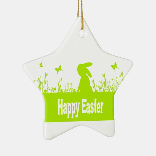 Happy Easter Keramisch Ornament (Rechts)