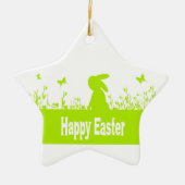 Happy Easter Keramisch Ornament (Voorkant)