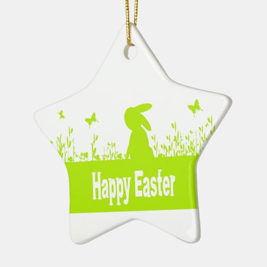 Happy Easter Keramisch Ornament (Links)