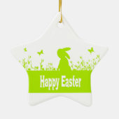 Happy Easter Keramisch Ornament (Achterkant)