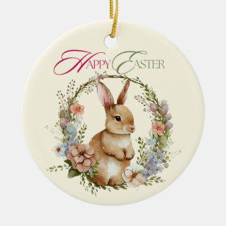Happy Easter Keramisch Ornament
