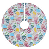 Happy Easter Kerstboom Rok (Voorkant)