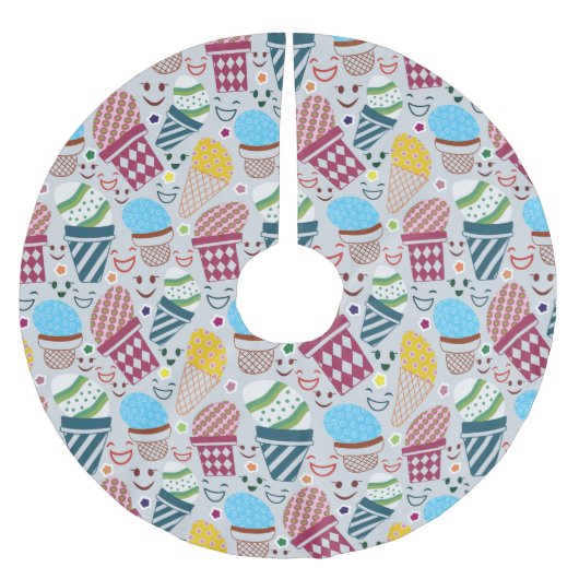 Happy Easter Kerstboom Rok (Voorkant)