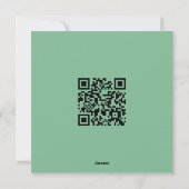 Happy Easter Key White en Green Nice Ballons Feestdagenkaart (Achterkant)