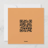 Happy Easter Key White en Oranje Nice Ballons Feestdagenkaart (Achterkant)