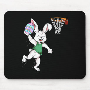 Happy Easter Kinder Boys Bunny Dunk Bysketbyll Eas Muismat