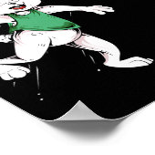 Happy Easter Kinder Jongens Bunny Dunk Basketbal O Poster (Hoek)