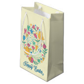 Happy Easter Klein Cadeauzakje (Achterkant Gekanteld)