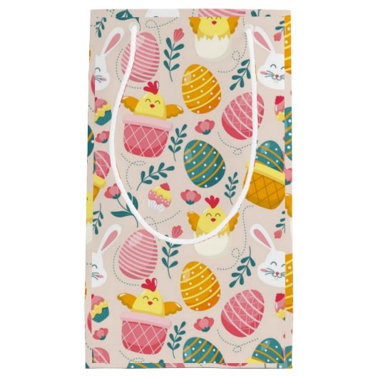 Happy Easter Klein Cadeauzakje (Voorkant)