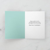 Happy Easter Kleindochter Schattige Ginger Cat Bun Feestdagen Kaart (Binnen)