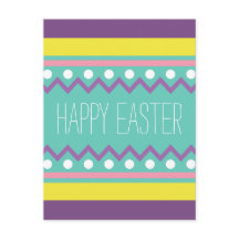 Happy Easter - kleurig eierontwerp