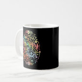 HAPPY EASTER Knap cadeauidee voor floreaster-eitje Koffiemok (Voorkant links)