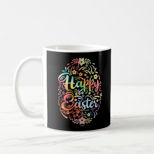 HAPPY EASTER Knap cadeauidee voor floreaster-eitje Koffiemok (Links)
