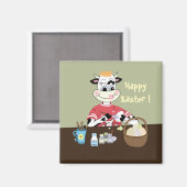 Happy Easter-koelmagneten Magneet (Voorkant / Achterkant)