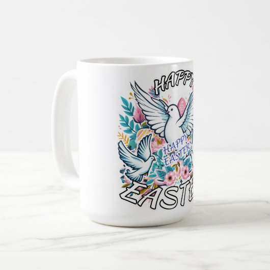 Happy Easter Koffiemok (Voorkant links)