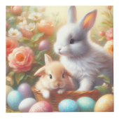 Happy Easter / konijn Kubus (Voorkant)