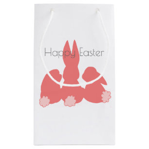 Happy Easter Kute Bunnies Klein Cadeauzakje