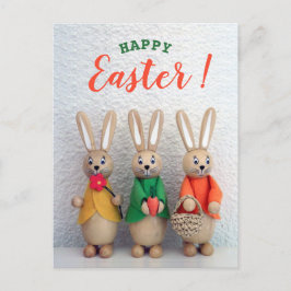 Happy Easter | Kute Little Easter Bunny Greening Feestdagenkaart