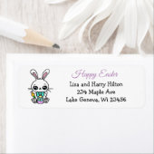 Happy Easter | Kute paashaas Etiket (Insitu)