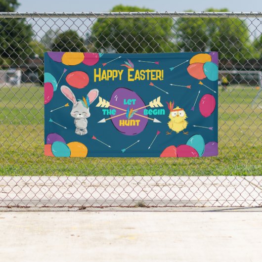 Happy Easter | Laat de Jacht beginnen | Banner (Insitu)