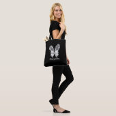 Happy Easter Lace Bunny Lace Ears Lace Bow Tote Bag (Op model)
