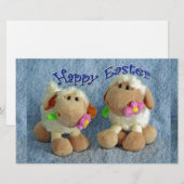 Happy Easter Lambs Briefpapier (Voorkant / Achterkant)