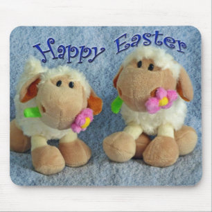 Happy Easter Lambs Muismat