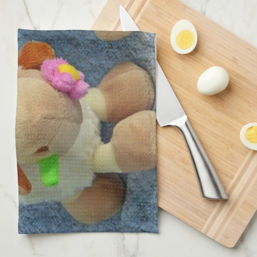 Happy Easter Lambs Theedoek (Quarter Fold)