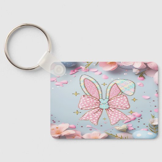 Happy Easter "Latch Yarn" Sleutelhanger (Achterkant)