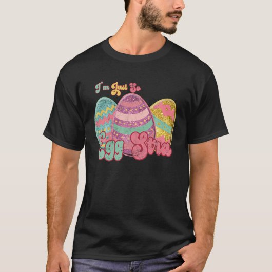 Happy Easter Leopard I'm Just So Egg Stra Easter T T-shirt (Voorkant)