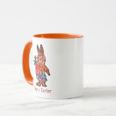 Happy Easter leuke bunny illustratie kinder mok (Voorkant links)