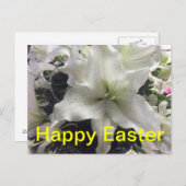 Happy Easter Lily Briefkaart (Voorkant / Achterkant)