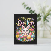 Happy Easter Little Bunny Briefkaart (Staand voorkant)
