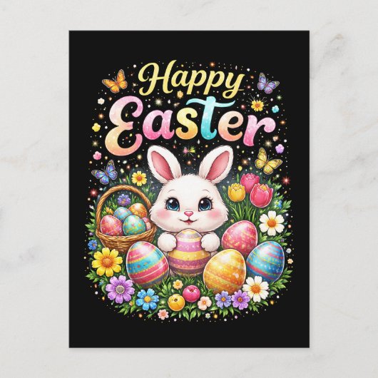 Happy Easter Little Bunny Briefkaart (Voorkant)