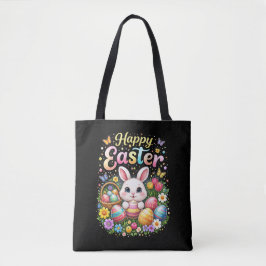 Happy Easter Little Bunny Tote Bag