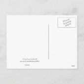 Happy Easter Little Girl Briefkaart (Achterkant)