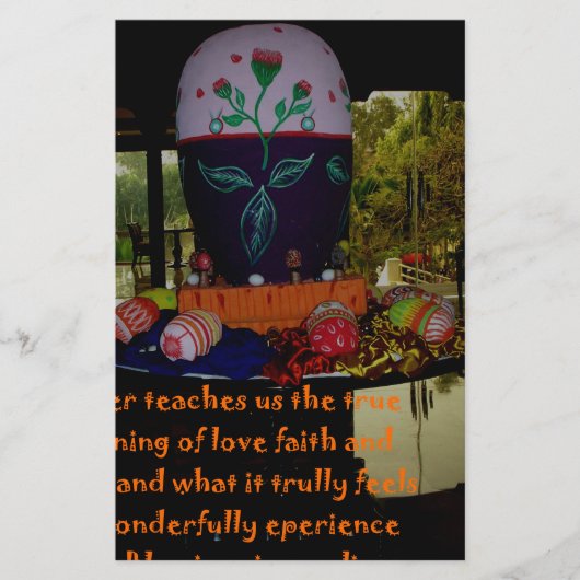 Happy Easter Love Faith and Hope wil Briefpapier (Voorkant)