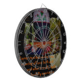 Happy Easter Love Faith and Hope wil Dartbord (Voorkant Links)