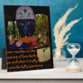 Happy Easter Love Faith and Hope wil Fotoplaat (Zijkant)