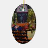 Happy Easter Love Faith and Hope wil Keramisch Ornament (Links)
