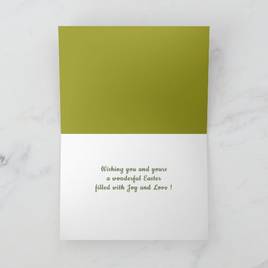 Happy Easter | Macaroons en Minimale lente voor vr Feestdagen Kaart (Binnen)