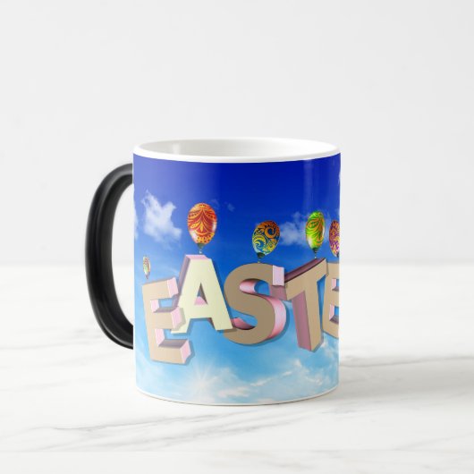 Happy Easter Magische Mok (Voorkant links)